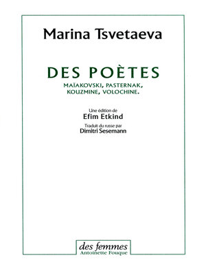cover image of Des poètes